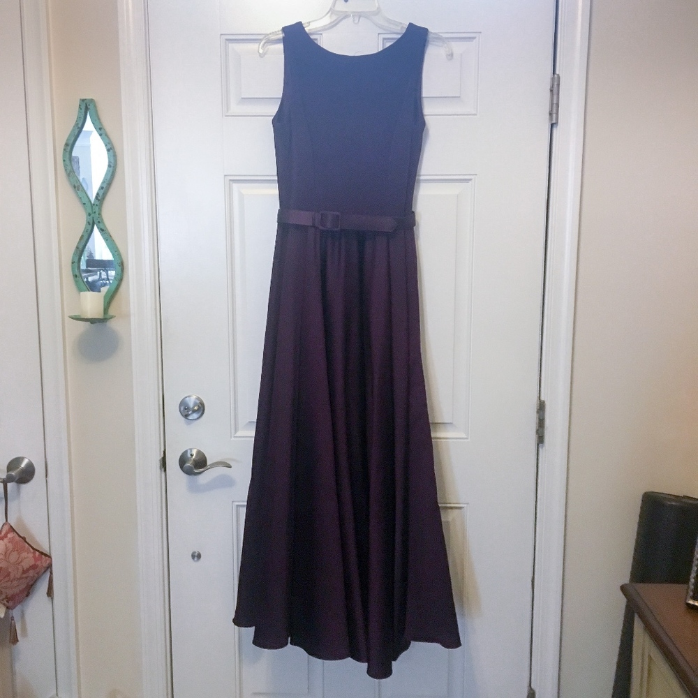 Vintage Scott McClintock Formal Gown in Burgundy